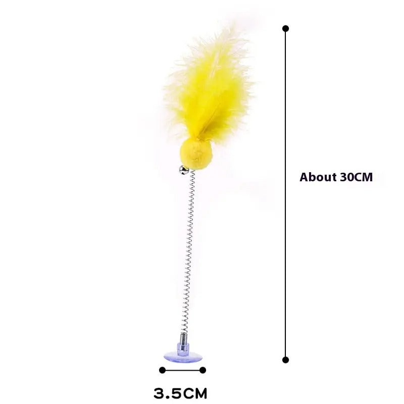 Cat Teaser Wand, Suction Base,Pet Toy_CWMM5209