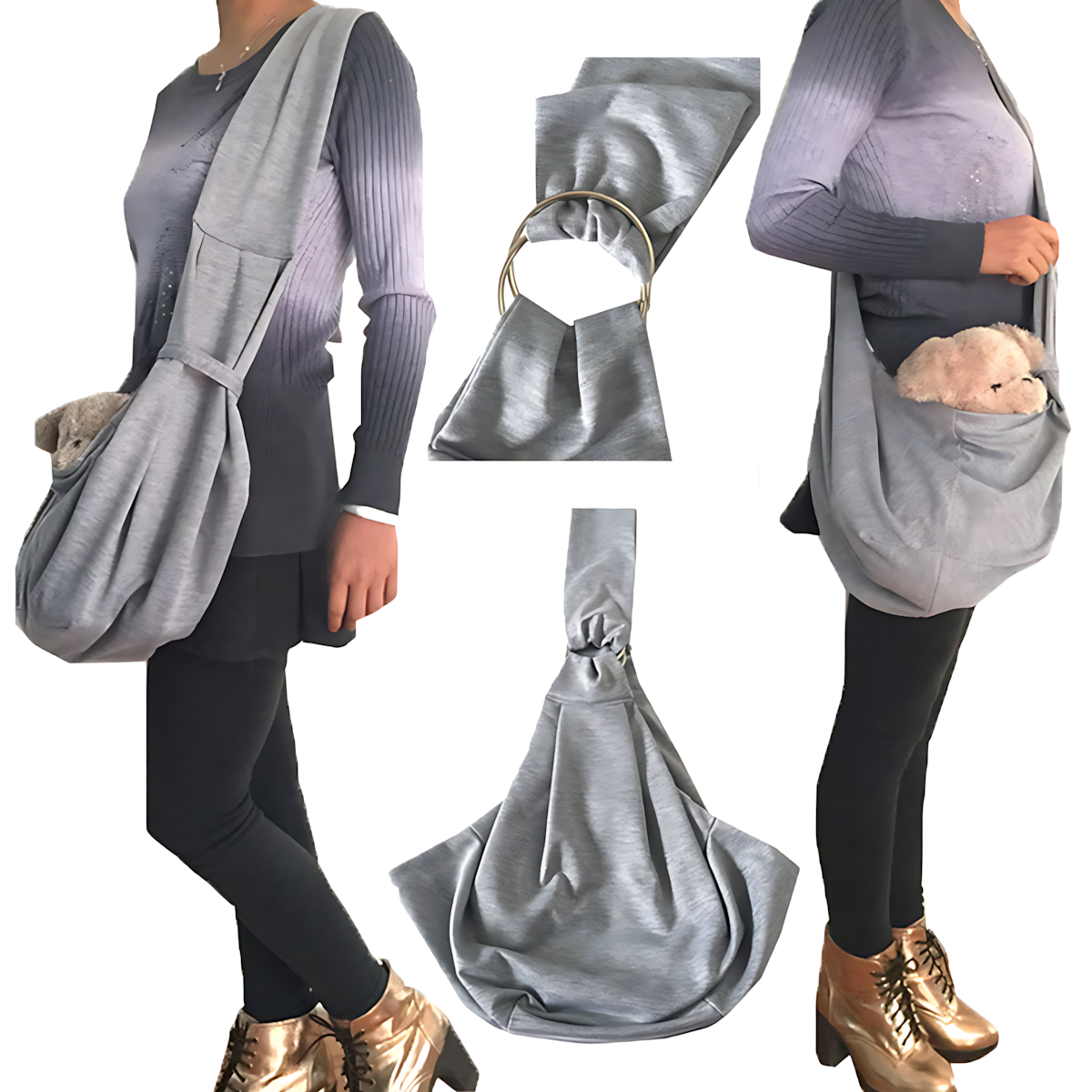 Adjustable Pet Sling Bag – Summer Thin Style_CWMM6891