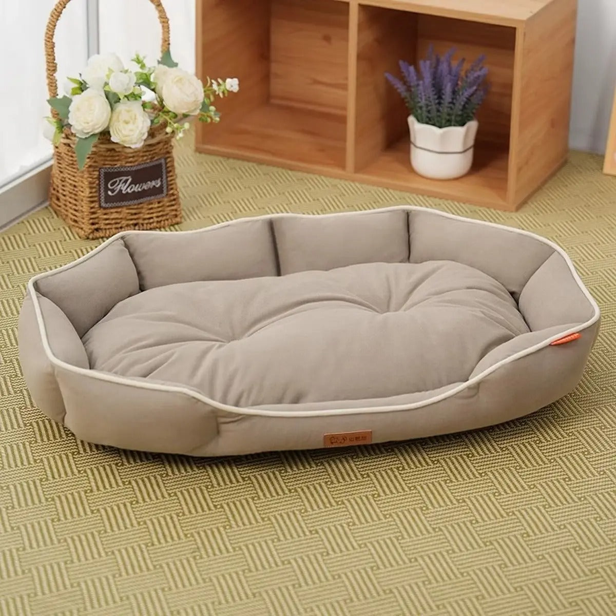 Durable Tech Fabric Pet Bed – Oval Shape_CWMM7654
