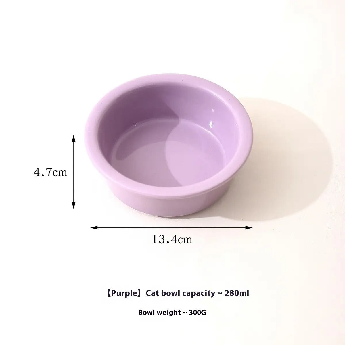 Creamy Style Pet Bowl with Bunny  Acrylic Stand_CWASC2515