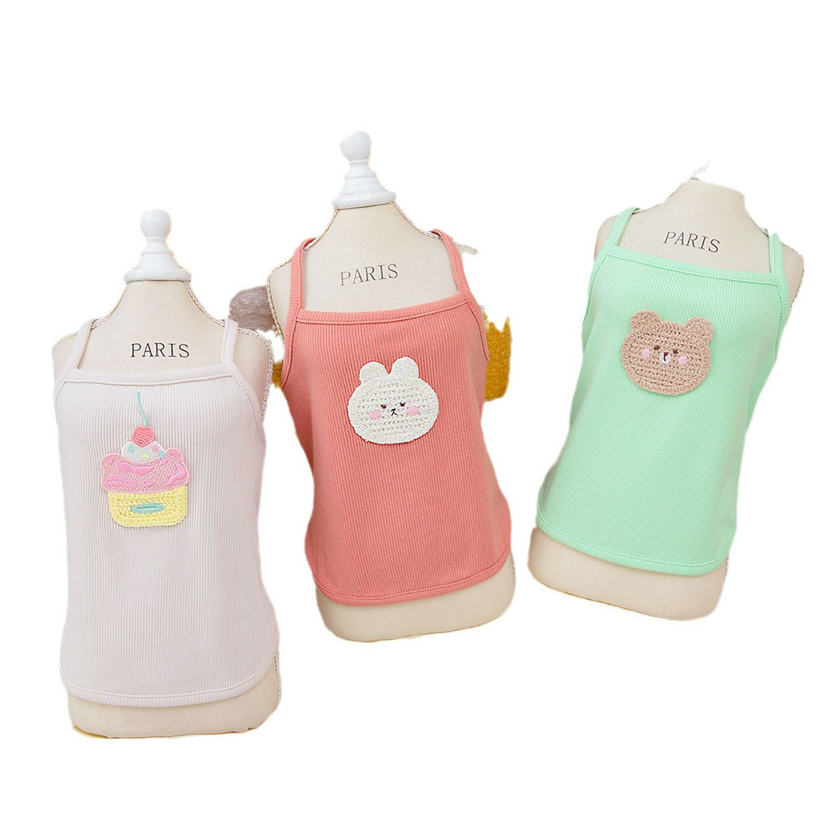 CakeBear Pet Vest – Cute Summer Dog Shirt_CWMM6991