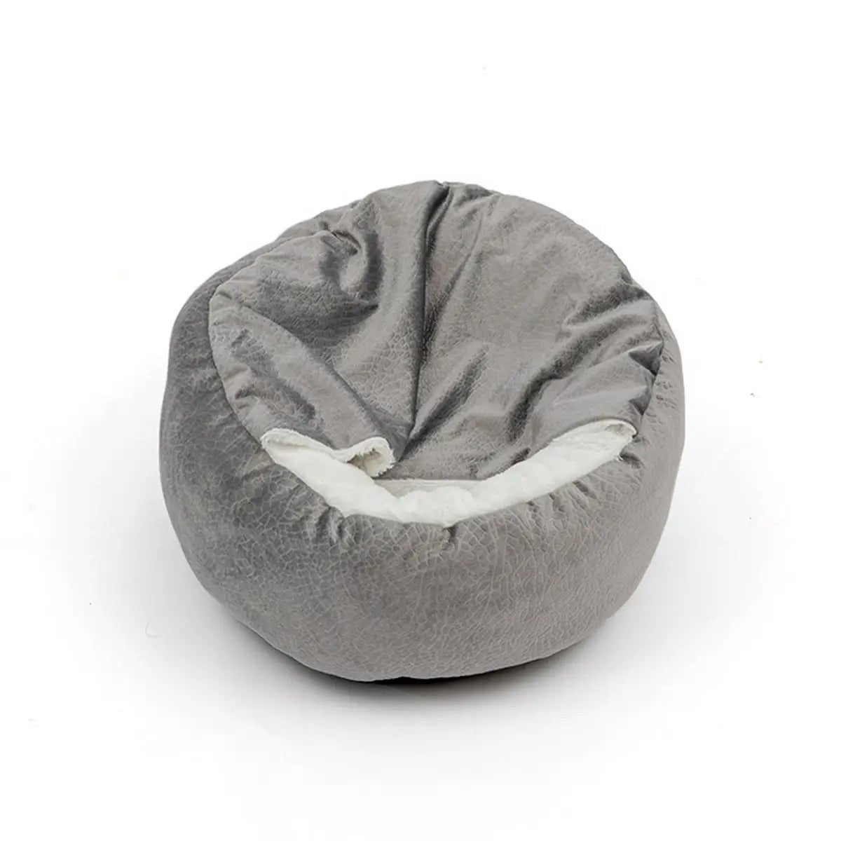 Creative Shell-Shaped Soft Plush Cat Bed & Blanket_CWMM5891
