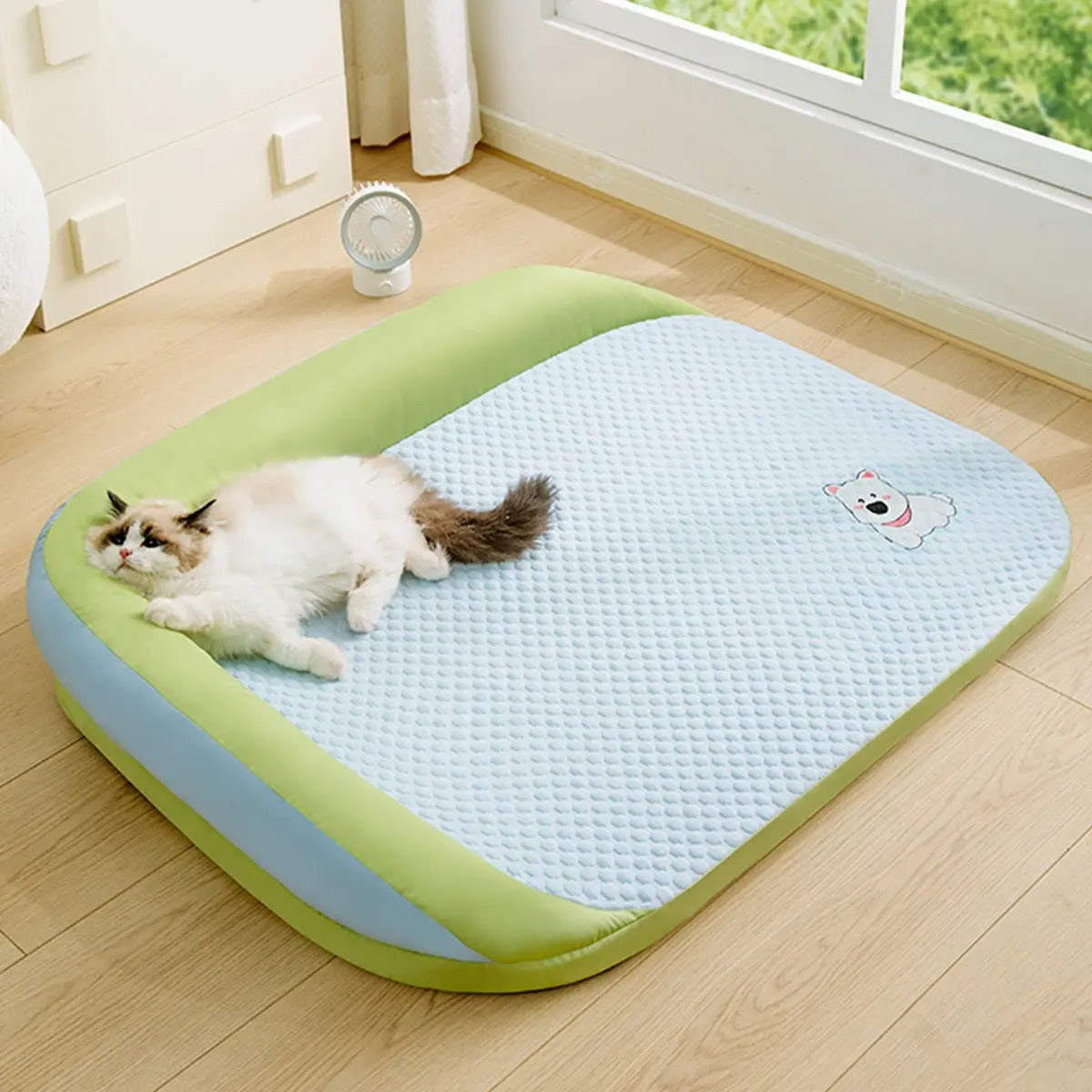 Breathable Dog Cooling Mat, Washable Summer Bed_CWMM7026