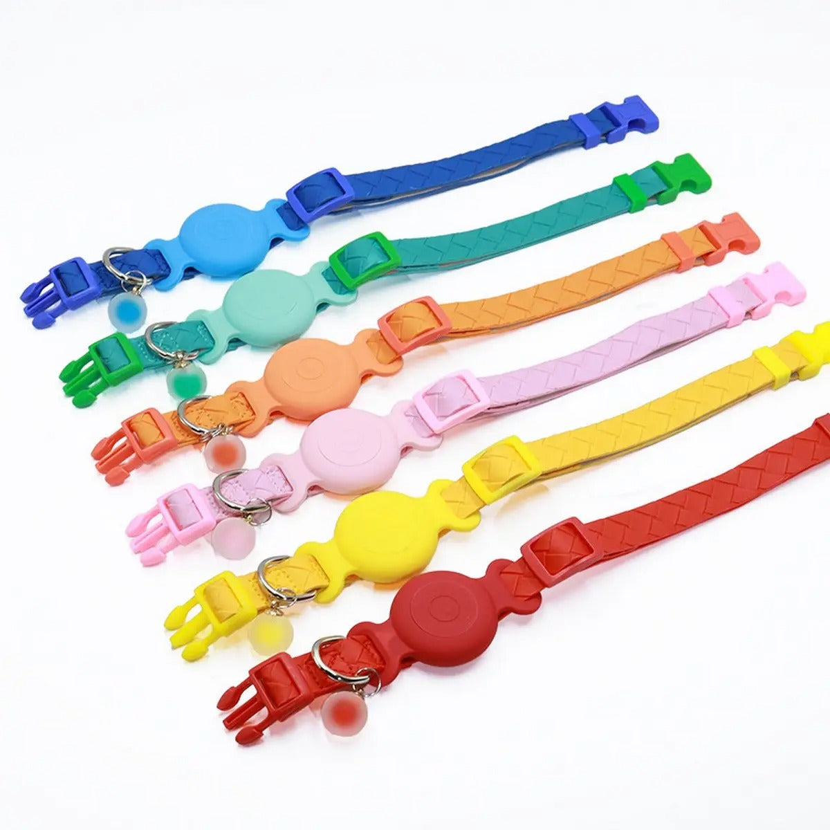 Air Tag Pet Tracker Collar - Waterproof PU_CWMM5969