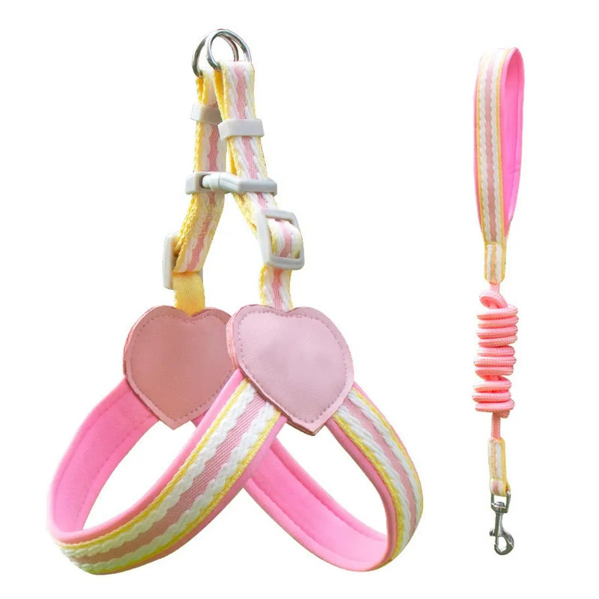 Adjustable Dog&Cat Harness Leash Set for All Sizes_CWMM5952