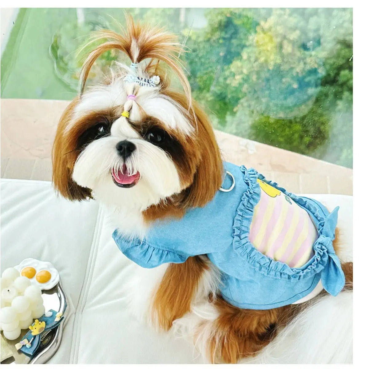 New Denim Cotton Vest for Small & Medium Dogs_CWMM5861