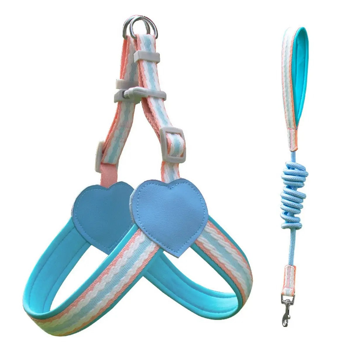 Adjustable Dog&Cat Harness Leash Set for All Sizes_CWMM5952
