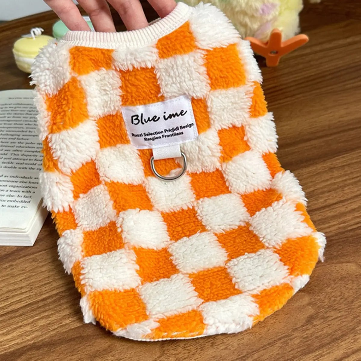 Autumn Plush Warm Pet Vest for Small Dogs & Cats_CWMM5859