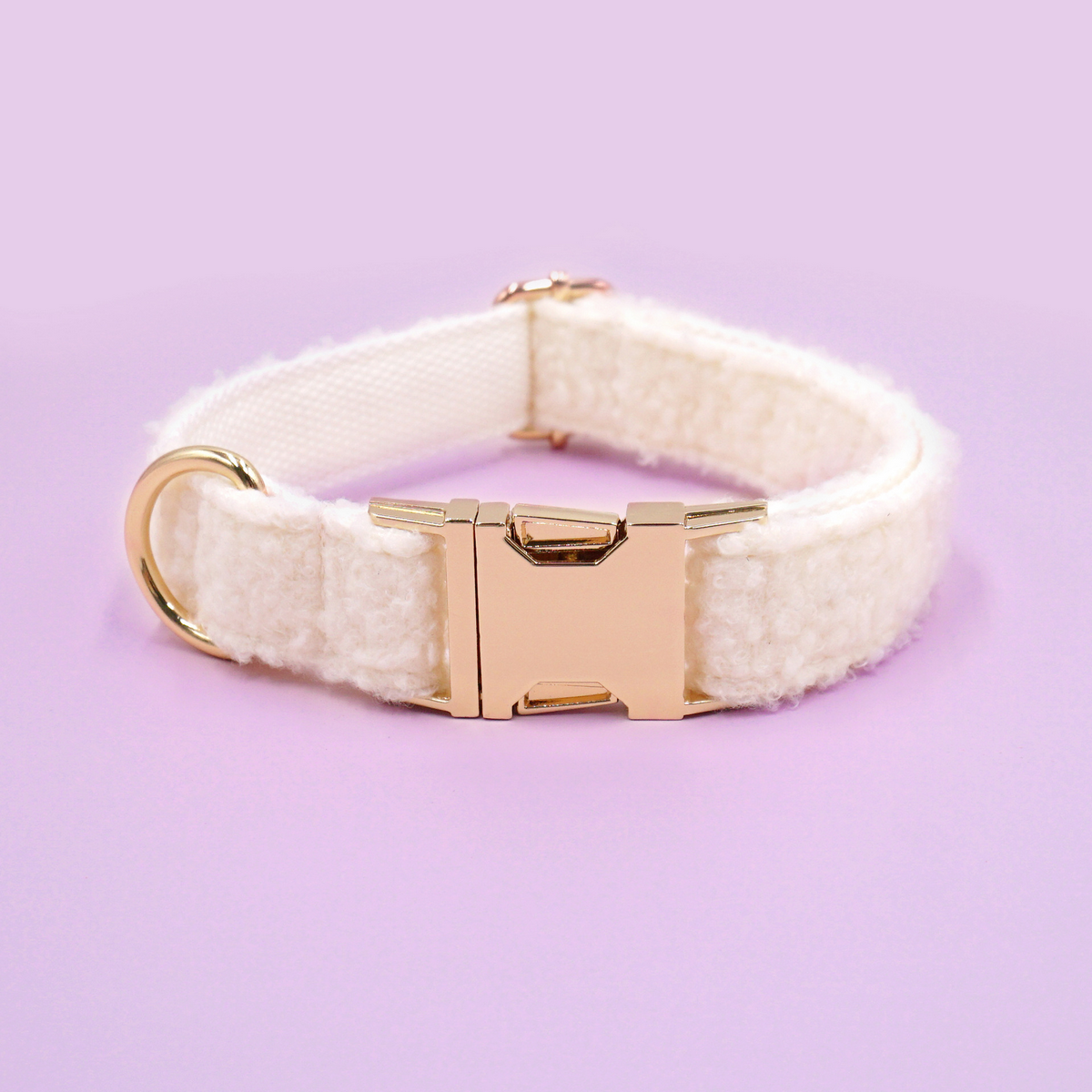 Christmas Teddy Fleece Dog Collar – Adjustable_CWMM7086