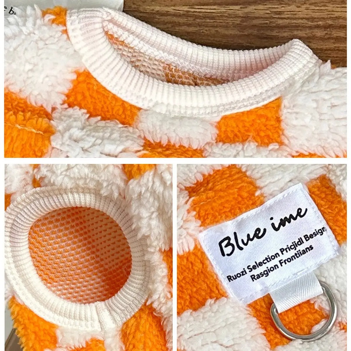 Autumn Plush Warm Pet Vest for Small Dogs & Cats_CWMM5859