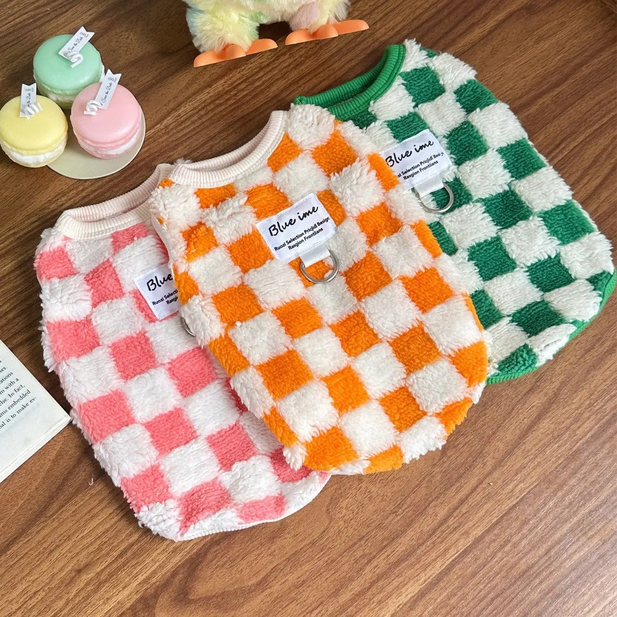 Autumn Plush Warm Pet Vest for Small Dogs & Cats_CWMM5859