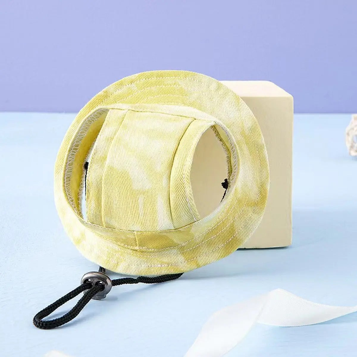Adjustable Pet Sun Hat –Cute & Ear-Friendly Design_CWAH3698