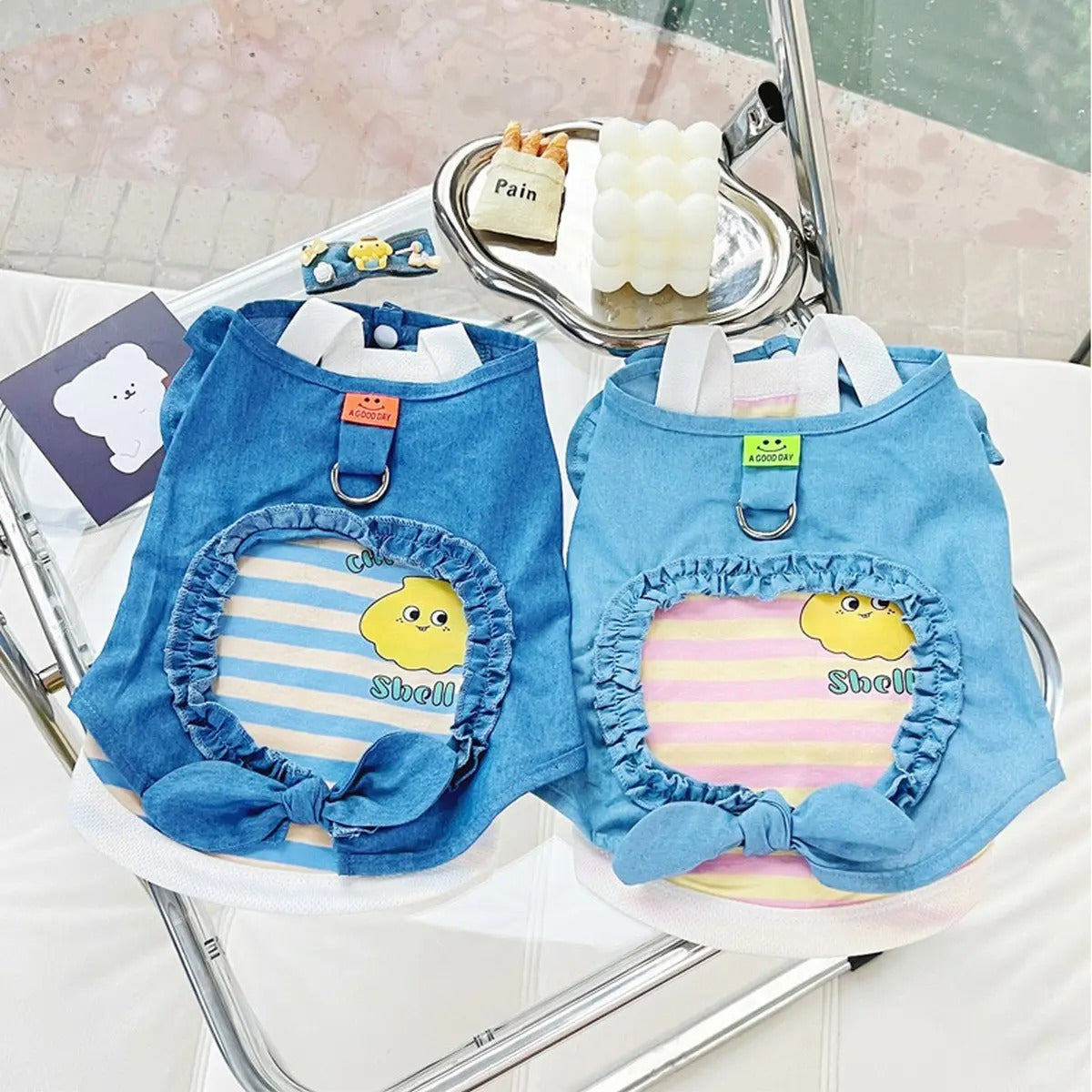New Denim Cotton Vest for Small & Medium Dogs_CWMM5861