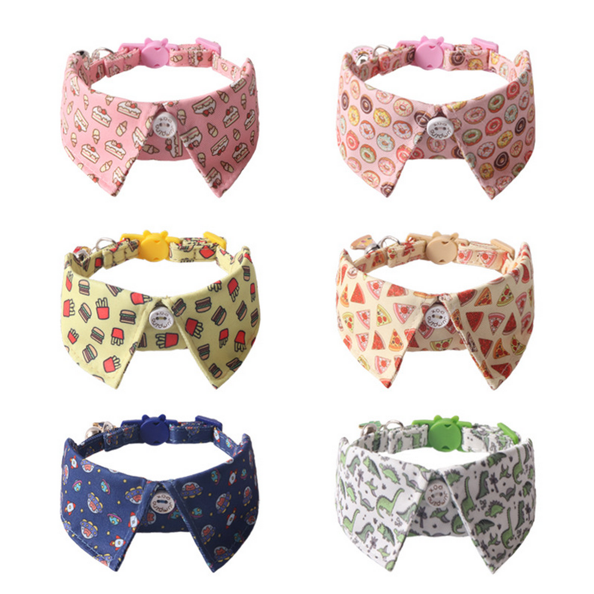 Metal Buckle Cat Collar – Shirt Style & Color Clip_CWMM7617