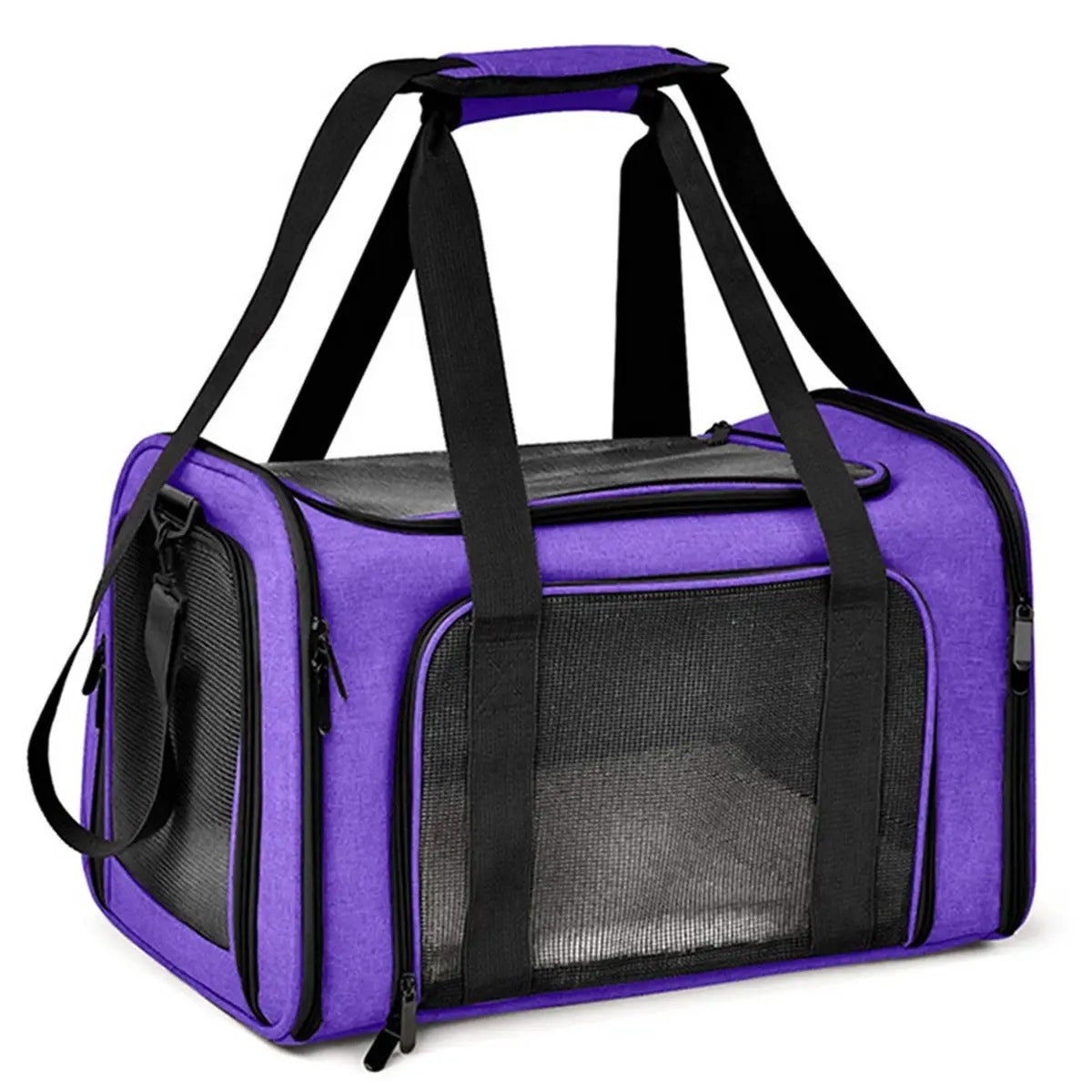 Collapsible Pet Travel Tote for 2 Small Pets_CWMM5984