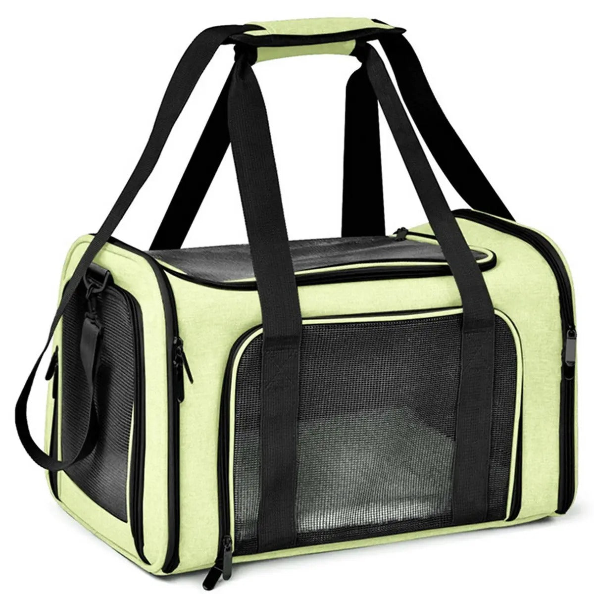 Collapsible Pet Travel Tote for 2 Small Pets_CWMM5984