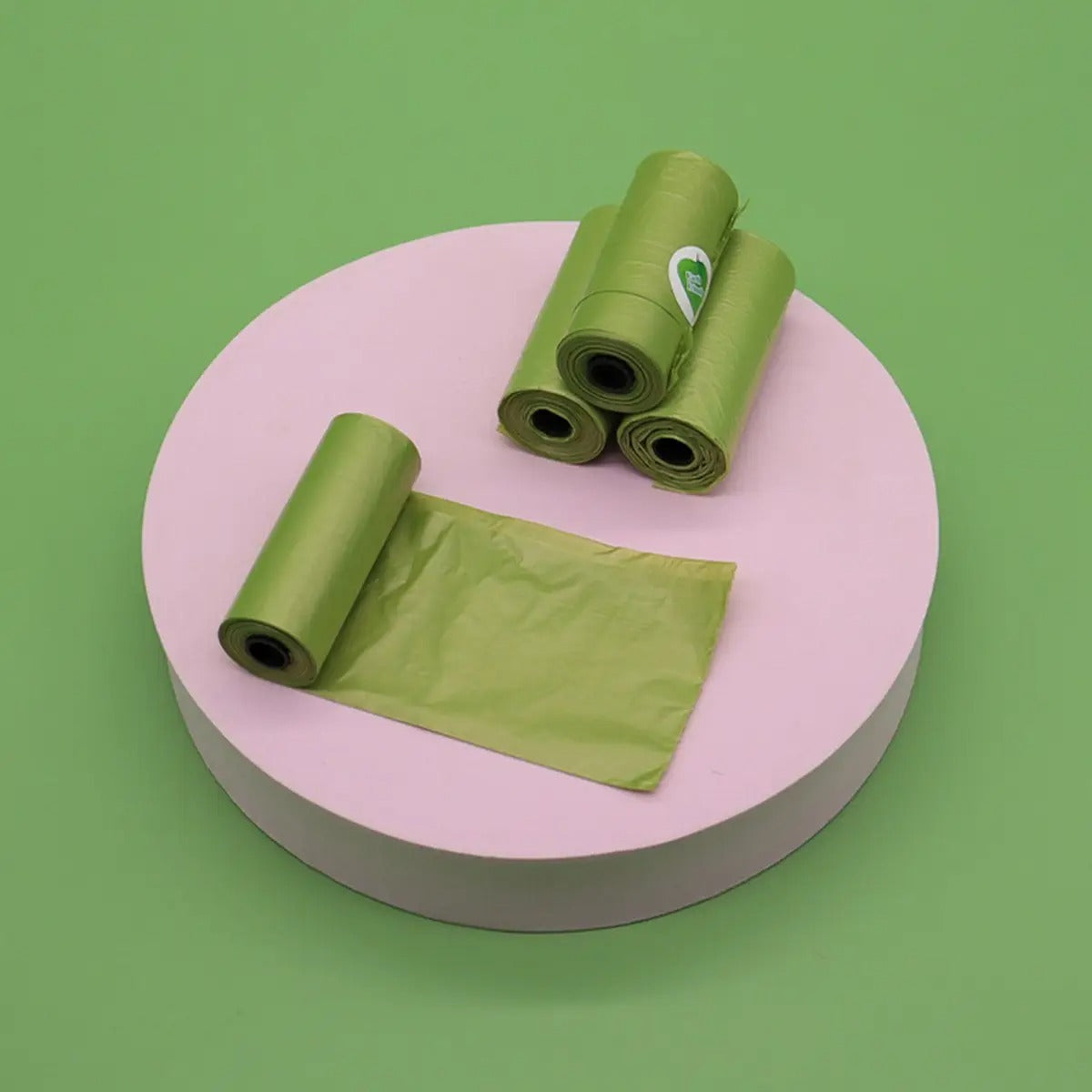 Dog Poop Bags with Dispenser - Biodegradable_CWMM7928