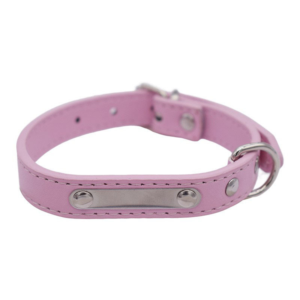 Custom PU Collar with ID Tag for Large Dogs_CWMM7431
