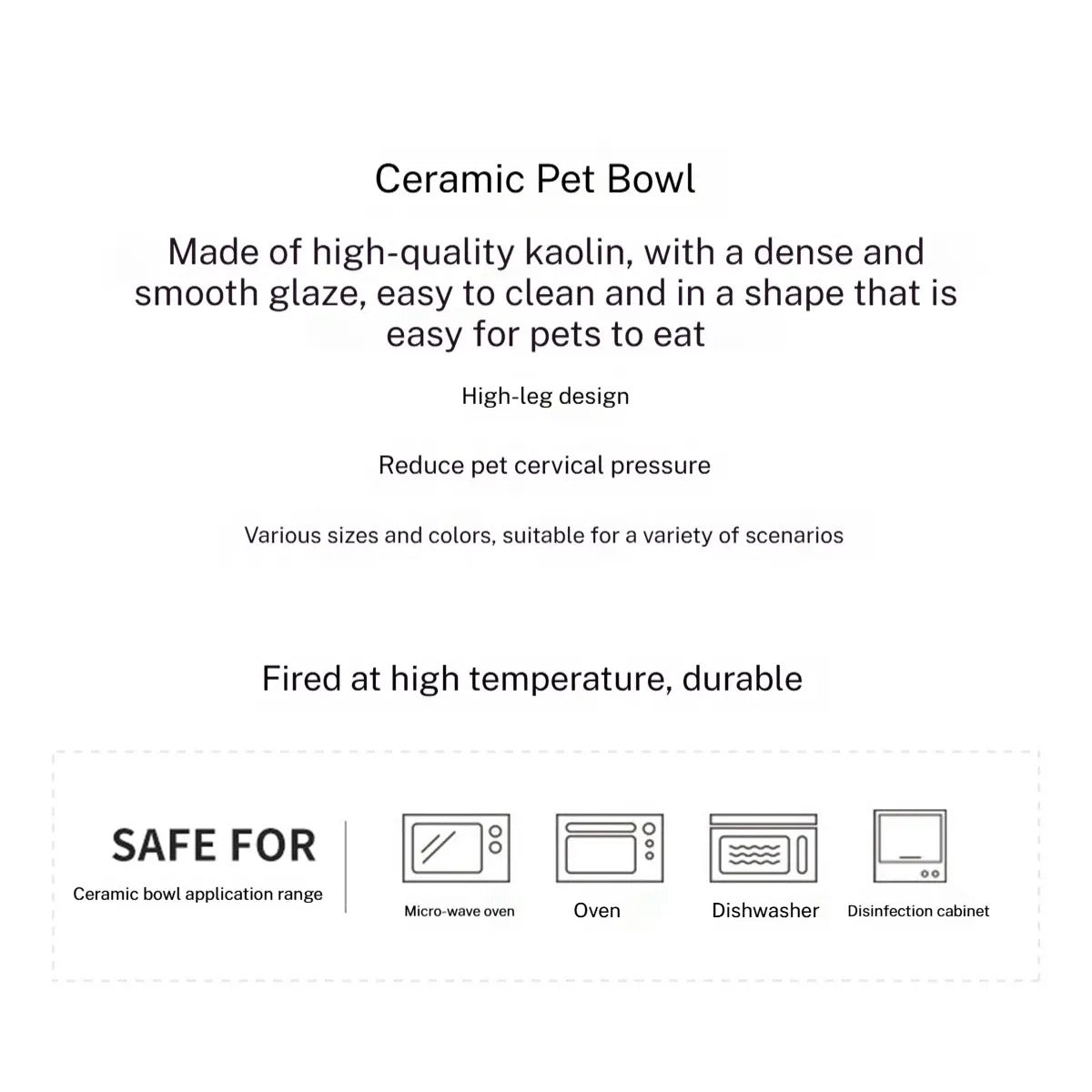 Hepburn Style Elevated Ceramic Pet Bowl_CWMM5949