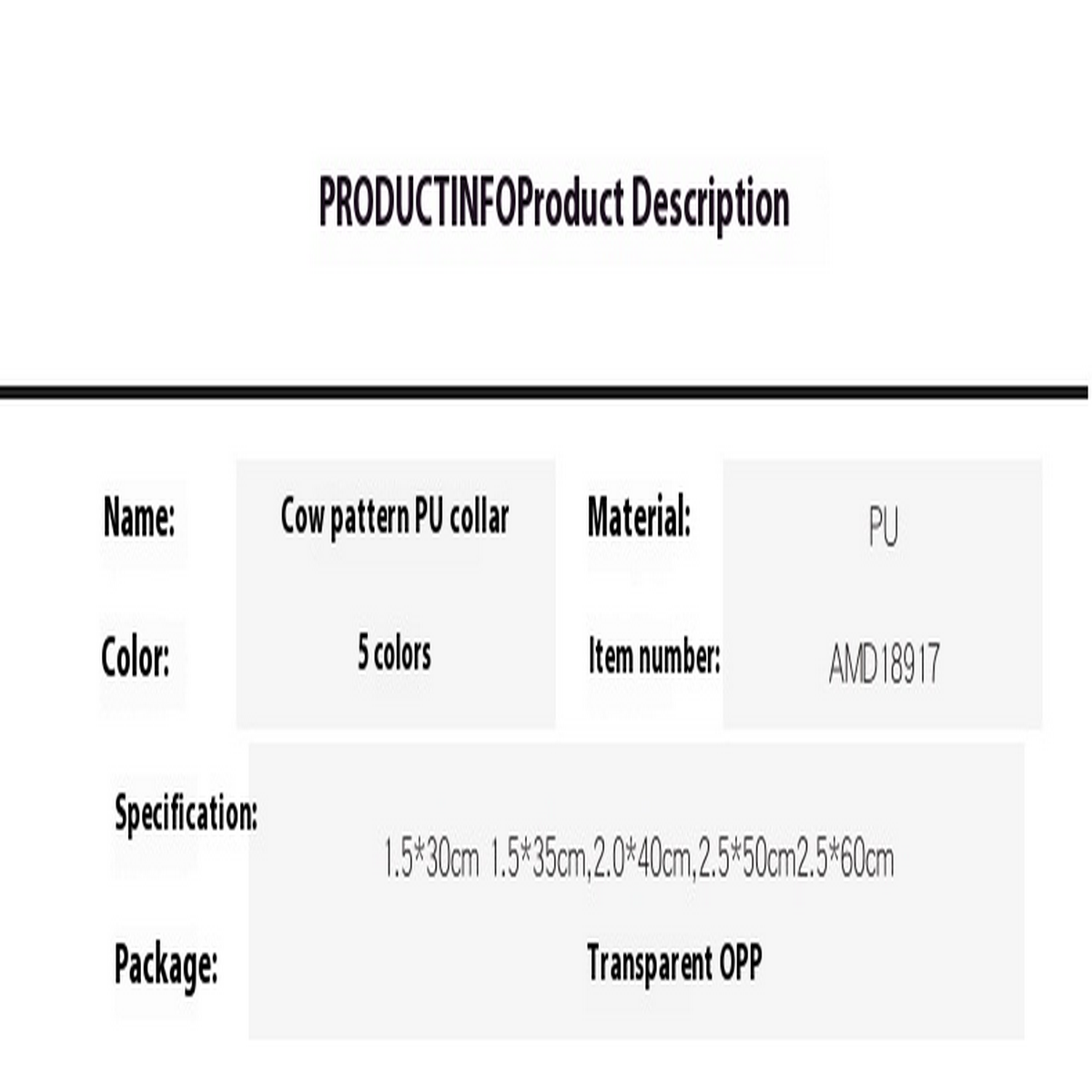 Cow Print PU Dog Collar – Soft & Stylish_CWMM7774