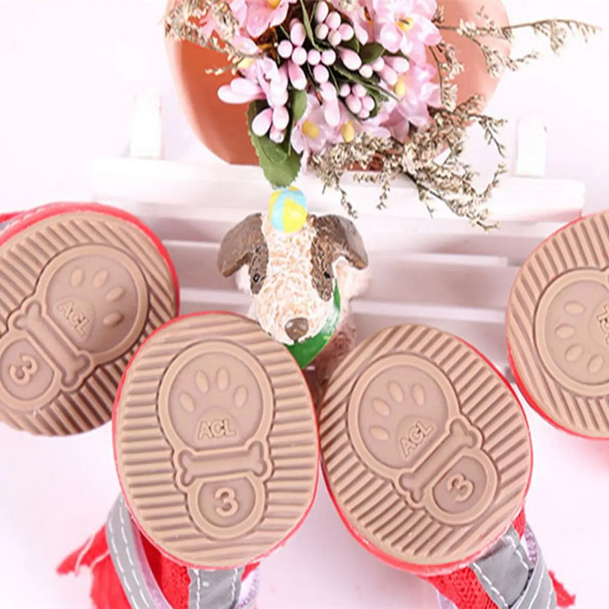 Breathable Mesh Dog Sandals – Summer Pet Shoes_CWMM7255