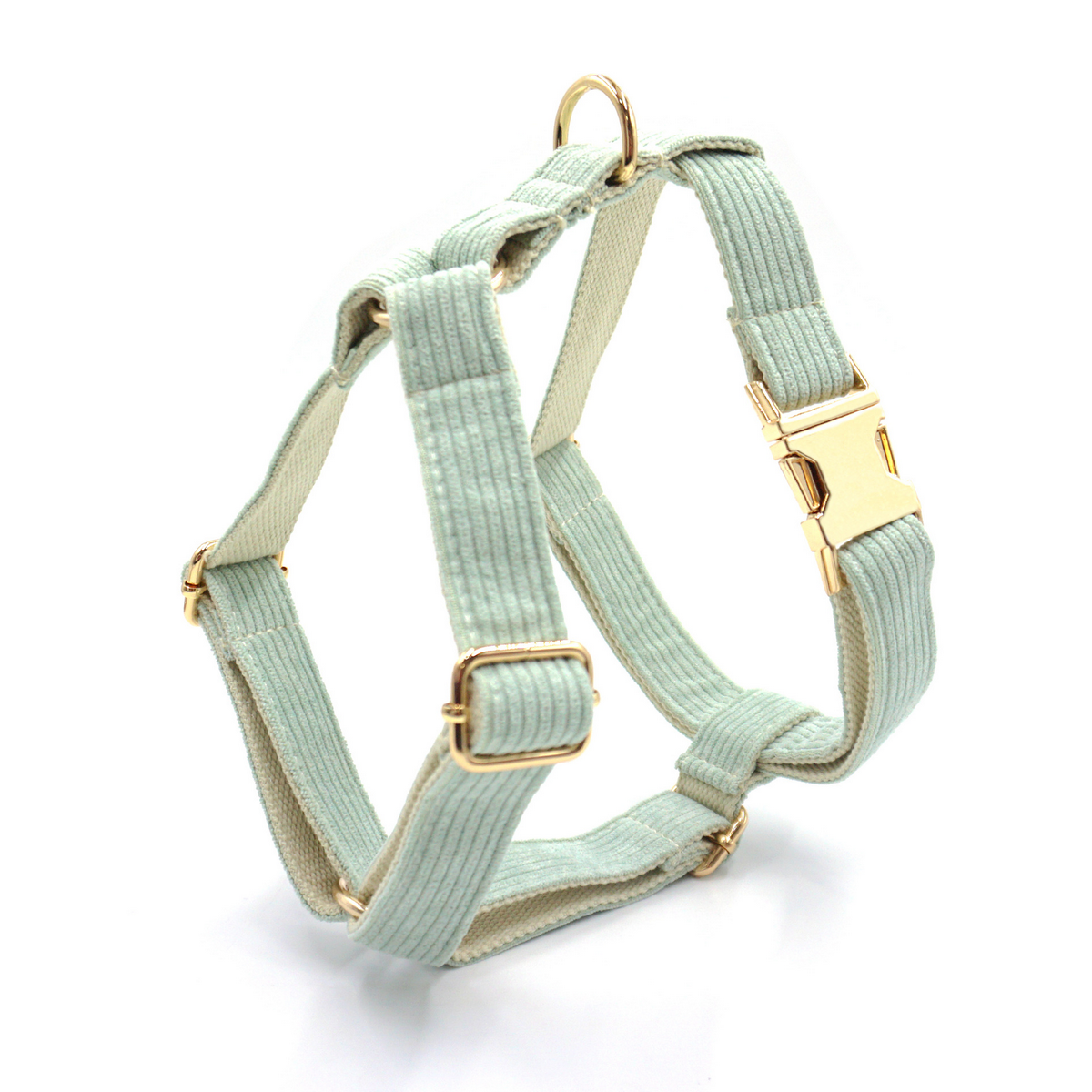 Corduroy Dog Harness Set – Leash & Bowtie_CWMM7085