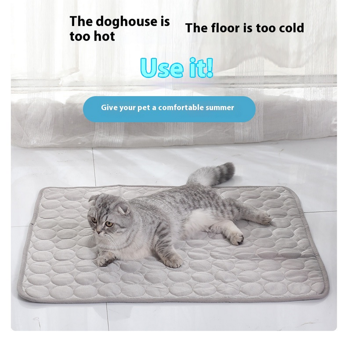 Cooling Ice Silk Pet Mat for Summer_CWMM7840