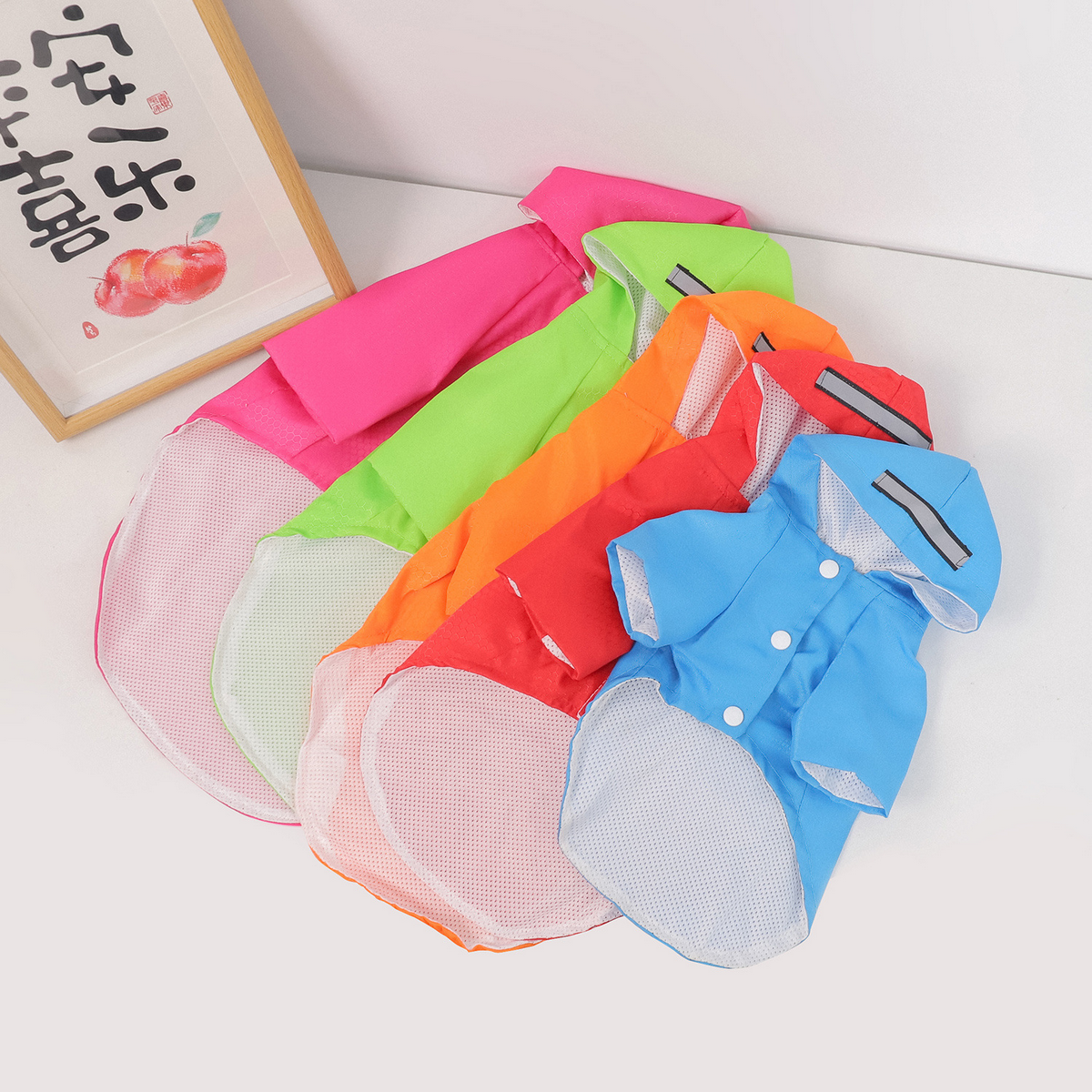 Dog Waterproof Raincoat with Reflective_CWMM7308