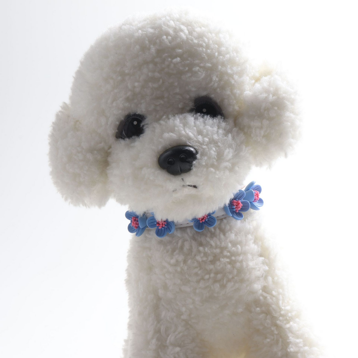 Flower Decor Pet Collar – Durable & Secure_CWMM7756