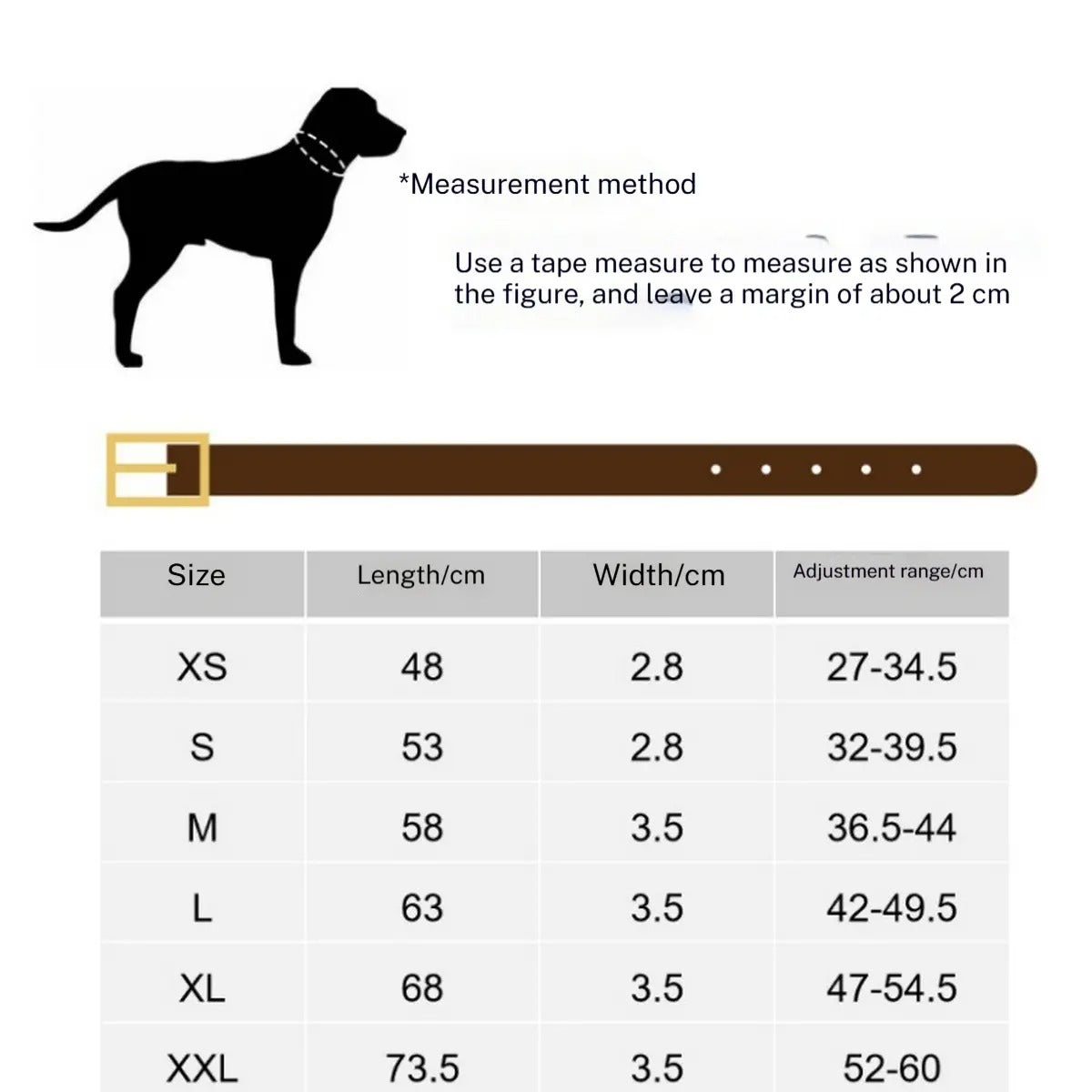 Double Layer Cowhide Litchi Grain Leather Pet Collar_CWMM768