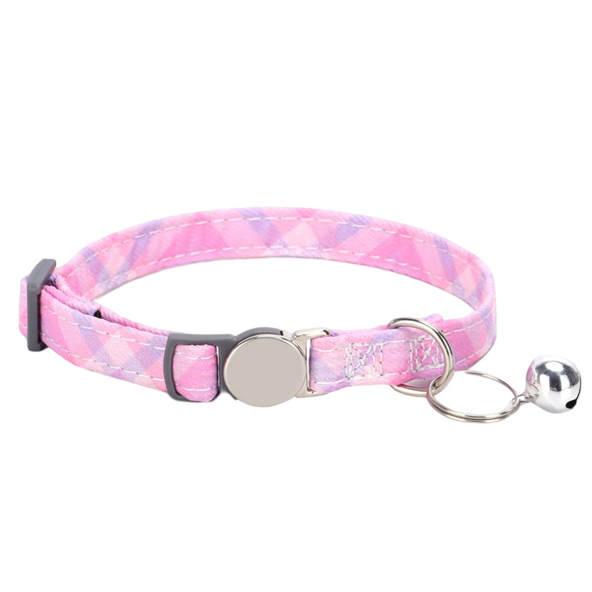 Boho Chic Floral Cat Collar with Custom Engraving_CWMM7577