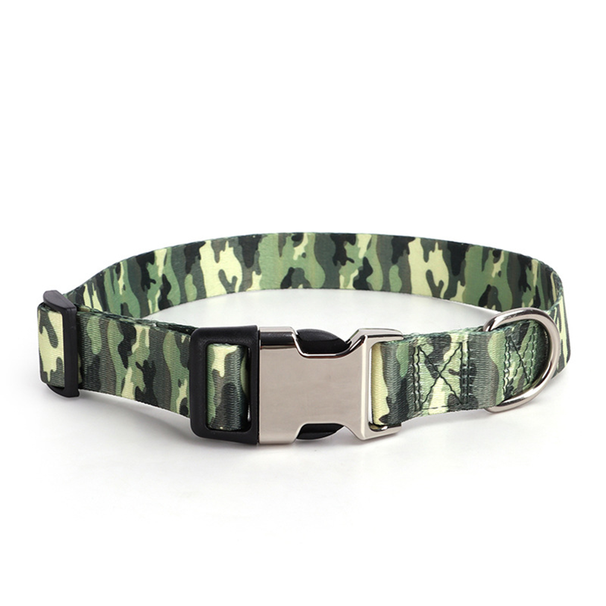 Customizable Camouflage Pet ID Tag Collar_CWMM7573