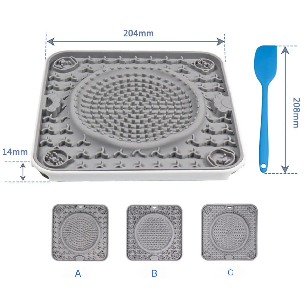 Large Suction Pet Lick Mat Slow Feeder Pad_CWMM8057