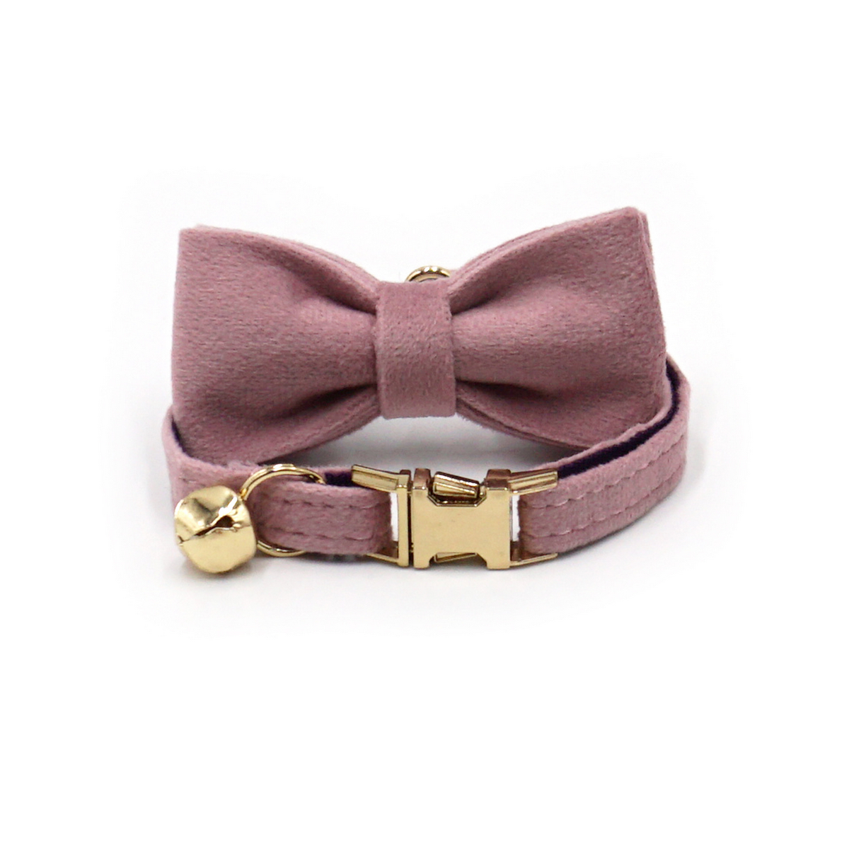 Cute Velvet Cat Collar – Bell & Laser Engraving_CWMM7099
