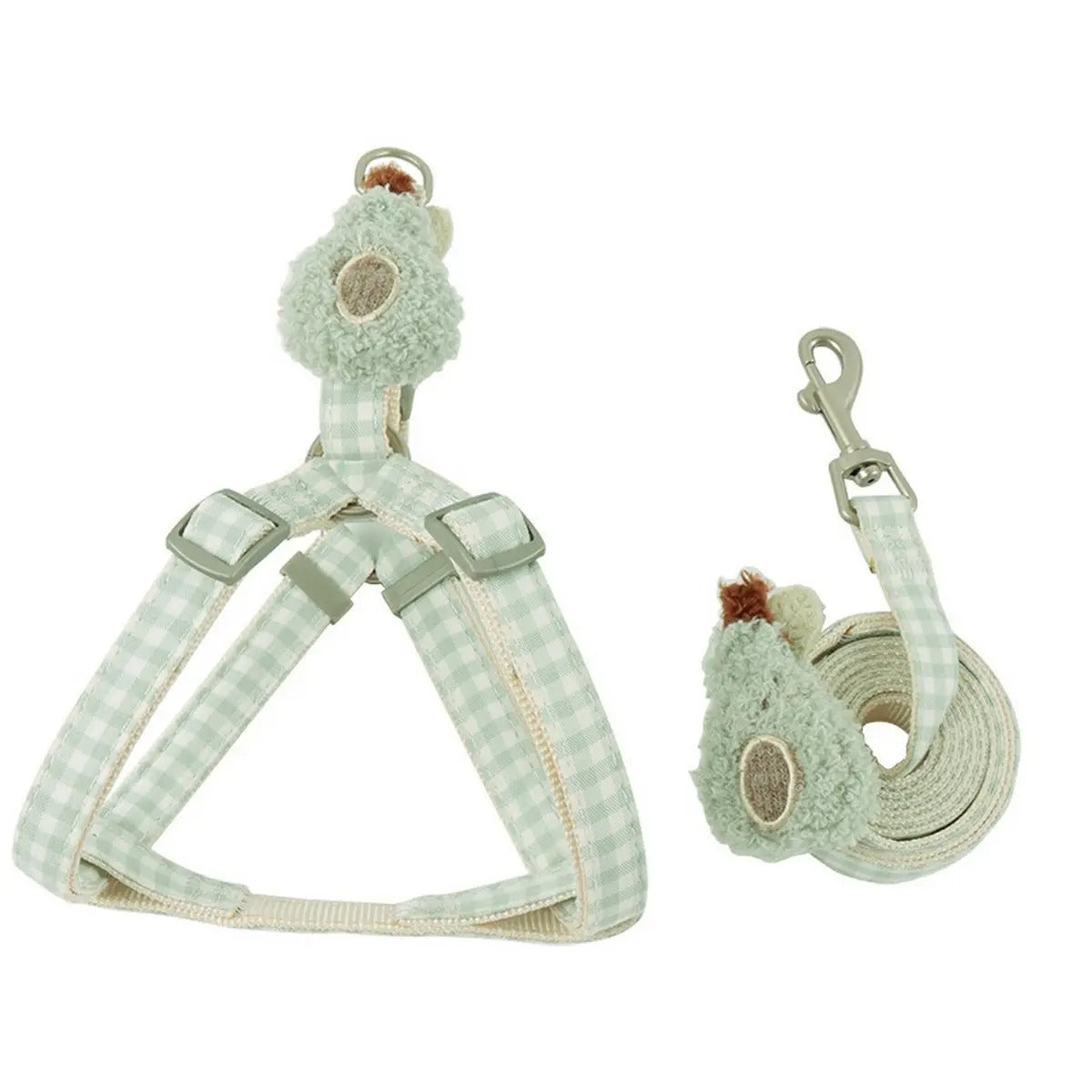 Breathable Pet Harness and Leash Set for Cat Dogs_CWMM5953