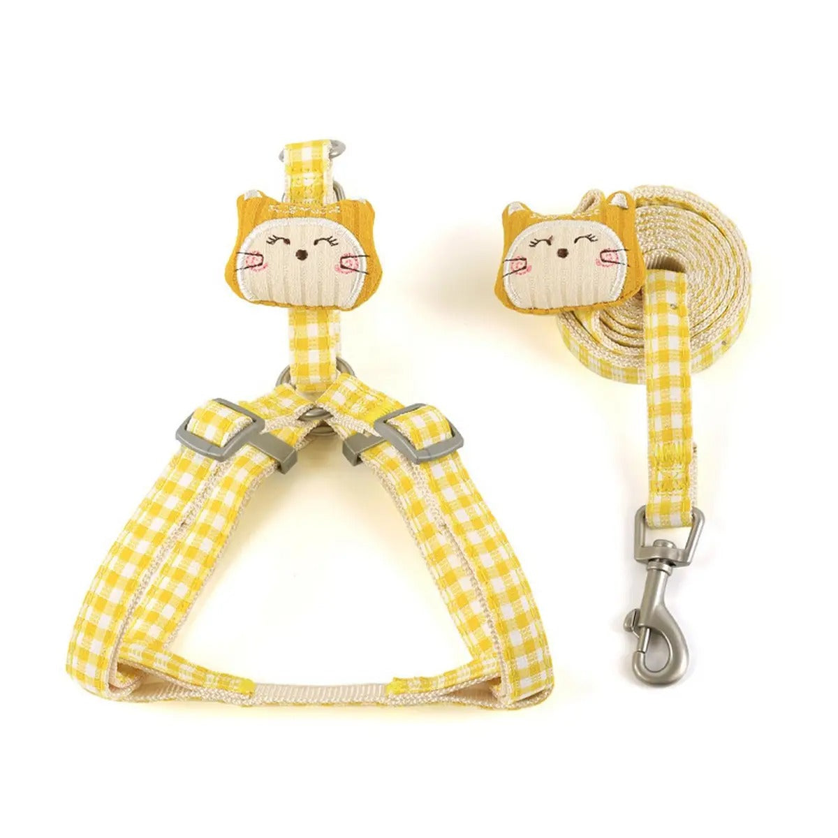 Breathable Pet Harness and Leash Set for Cat Dogs_CWMM5953