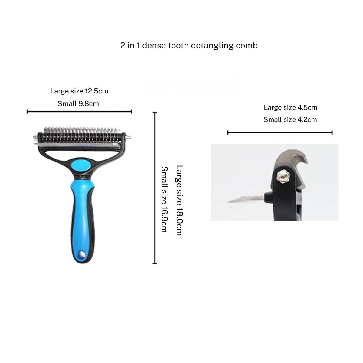 Dog and Cat Depilatory Brush – Dense Teeth_CWMM7925