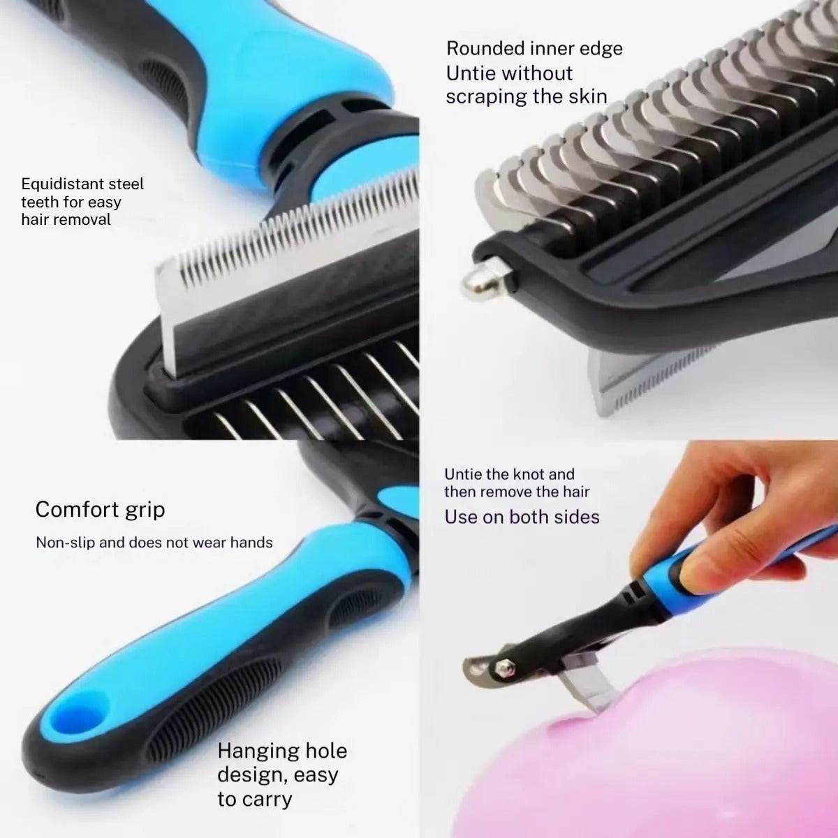 Dog and Cat Depilatory Brush – Dense Teeth_CWMM7925