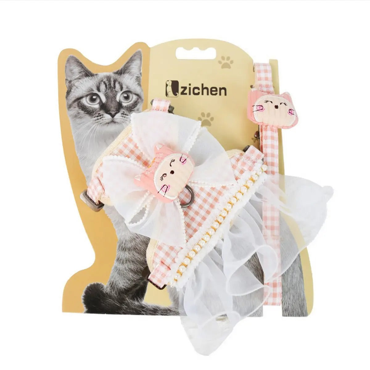 Escape-Proof Cat Harness and Leash Set_CWMM5959