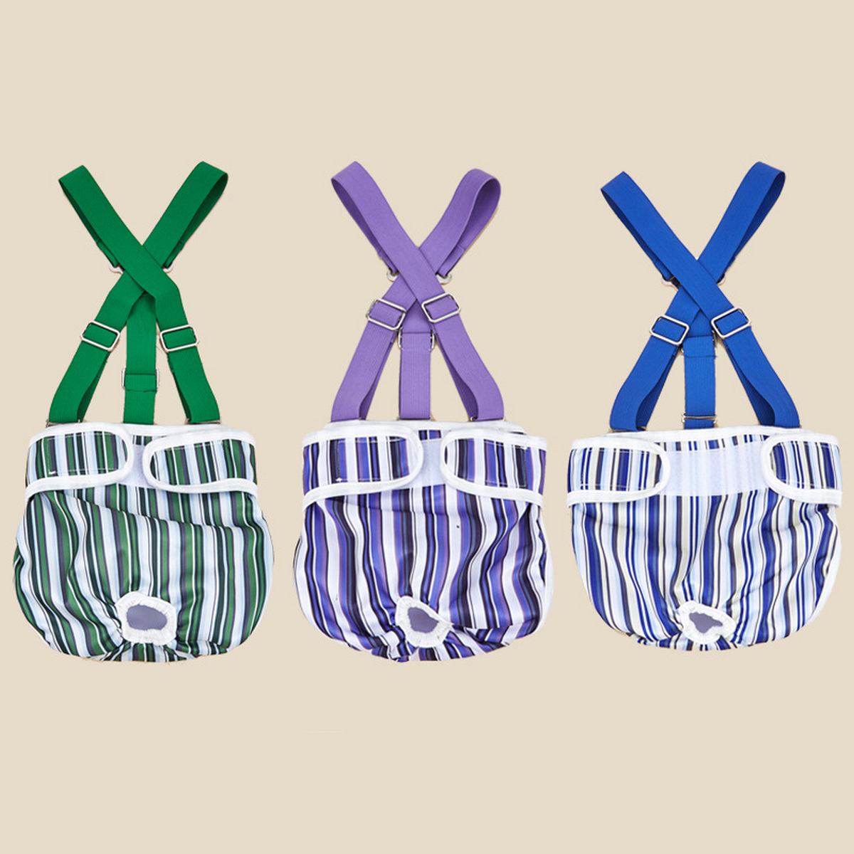 Dog Period Pants with Straps – Reusable Diaper_CWMM7303