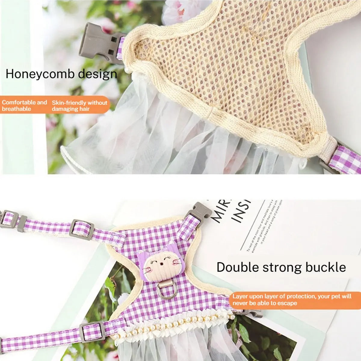 Escape-Proof Cat Harness and Leash Set_CWMM5959