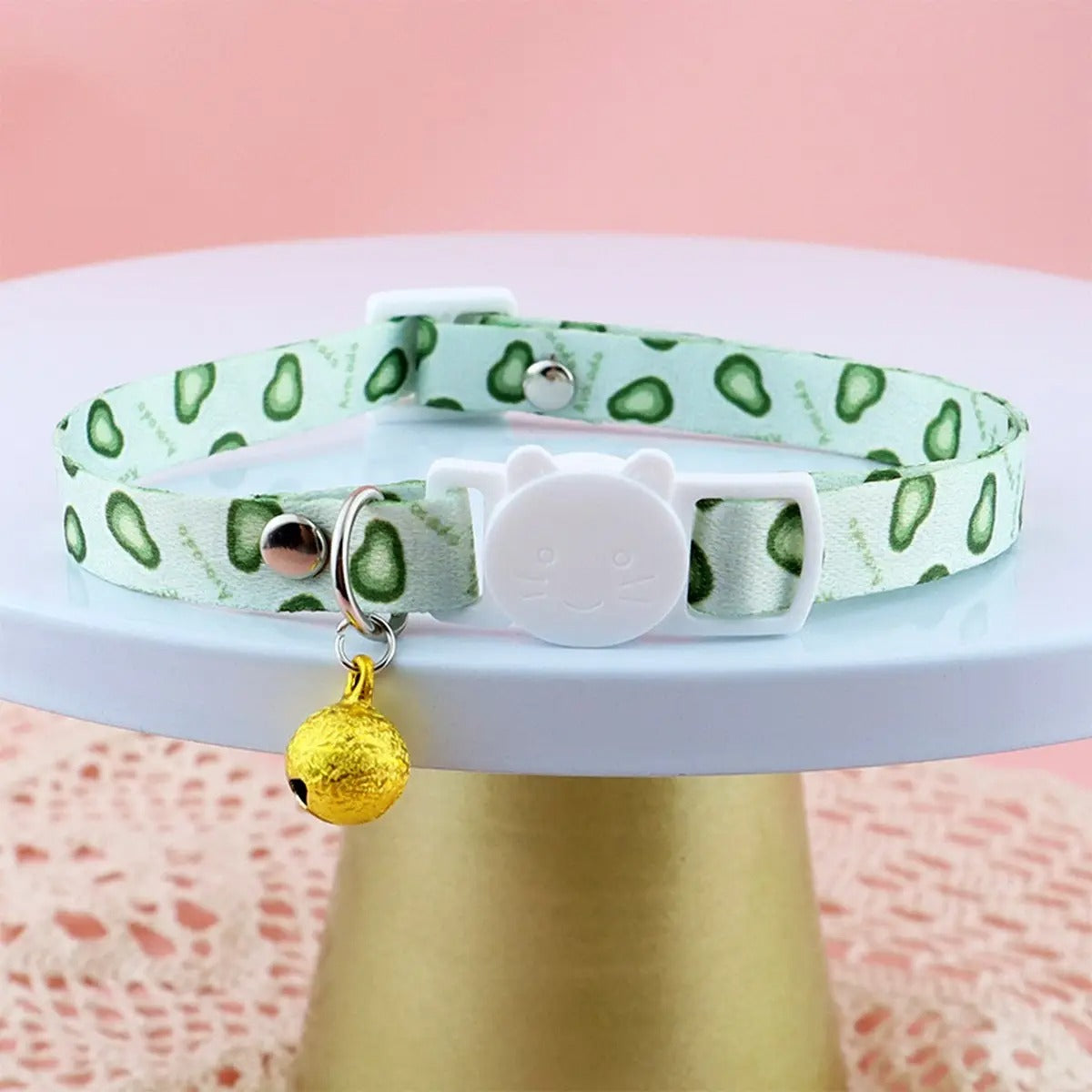 Cute Fruit Design Pet Collar with Bell_CWMM5967