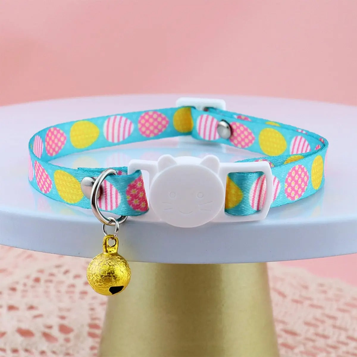 Cute Fruit Design Pet Collar with Bell_CWMM5967