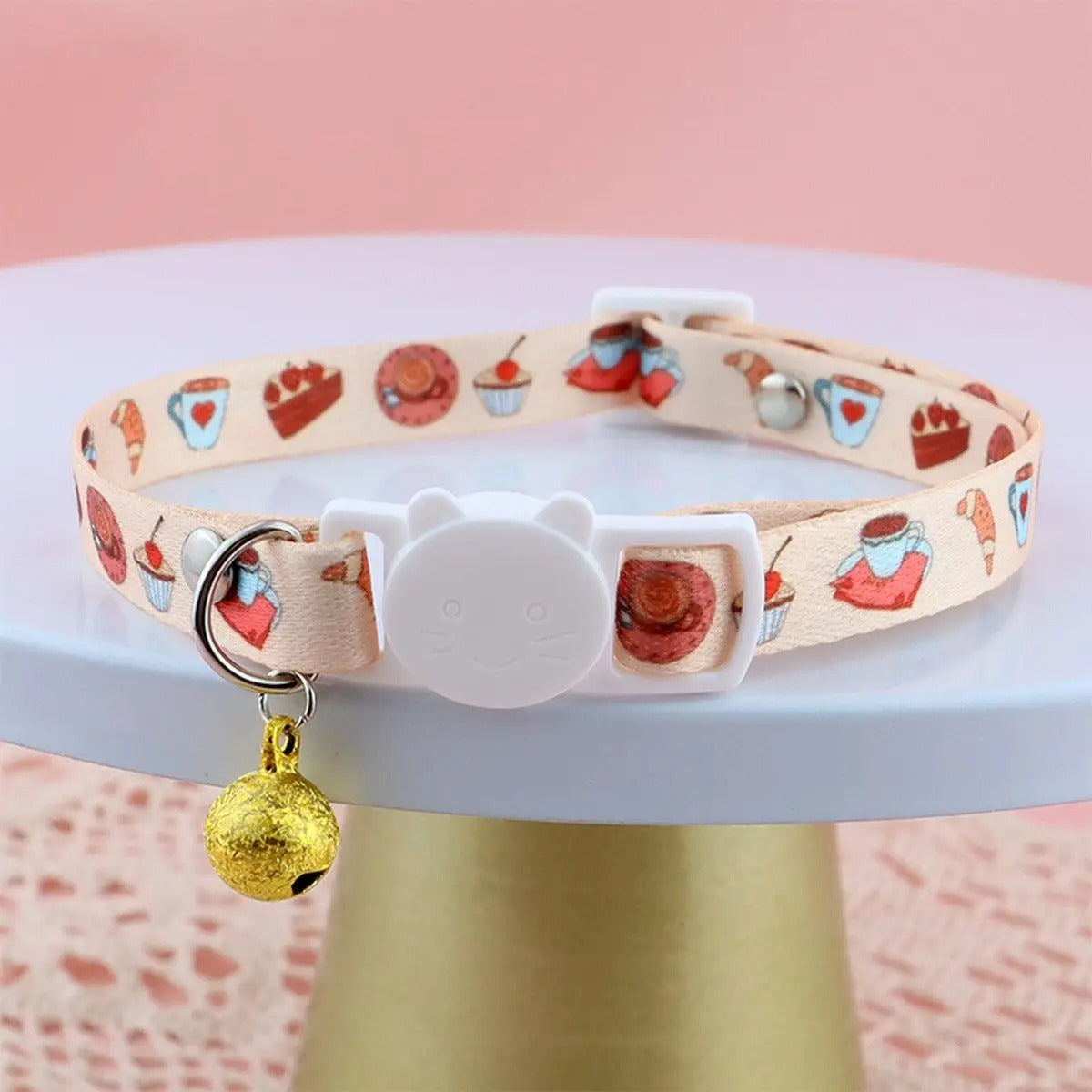 Cute Fruit Design Pet Collar with Bell_CWMM5967