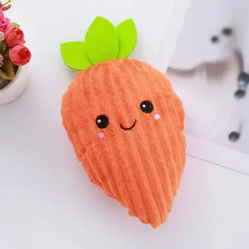 Striped Carrot Chew Pet Toy, Dental Care and Play_CWMM5394
