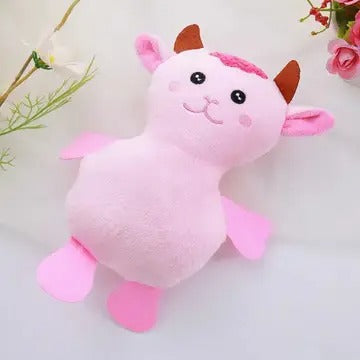 Squeaky Plush Lamb Toy – Durable & Fun for Dogs_CWMM5433