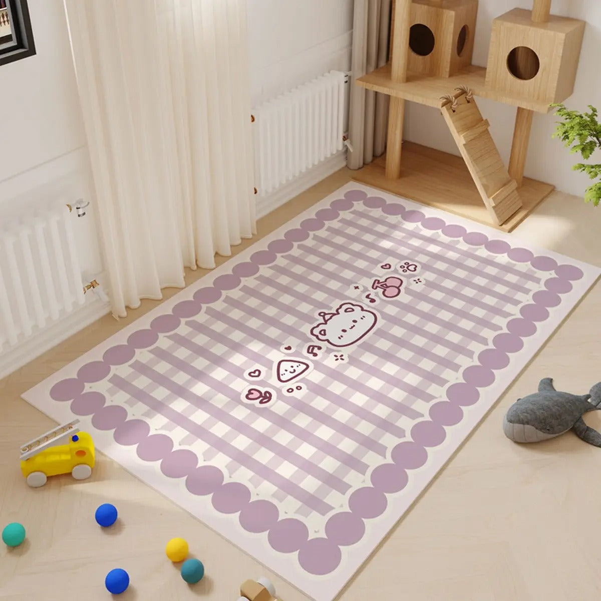 Cartoon Pet Feeding Mat – Non-Slip & Easy Clean_CWMM6075