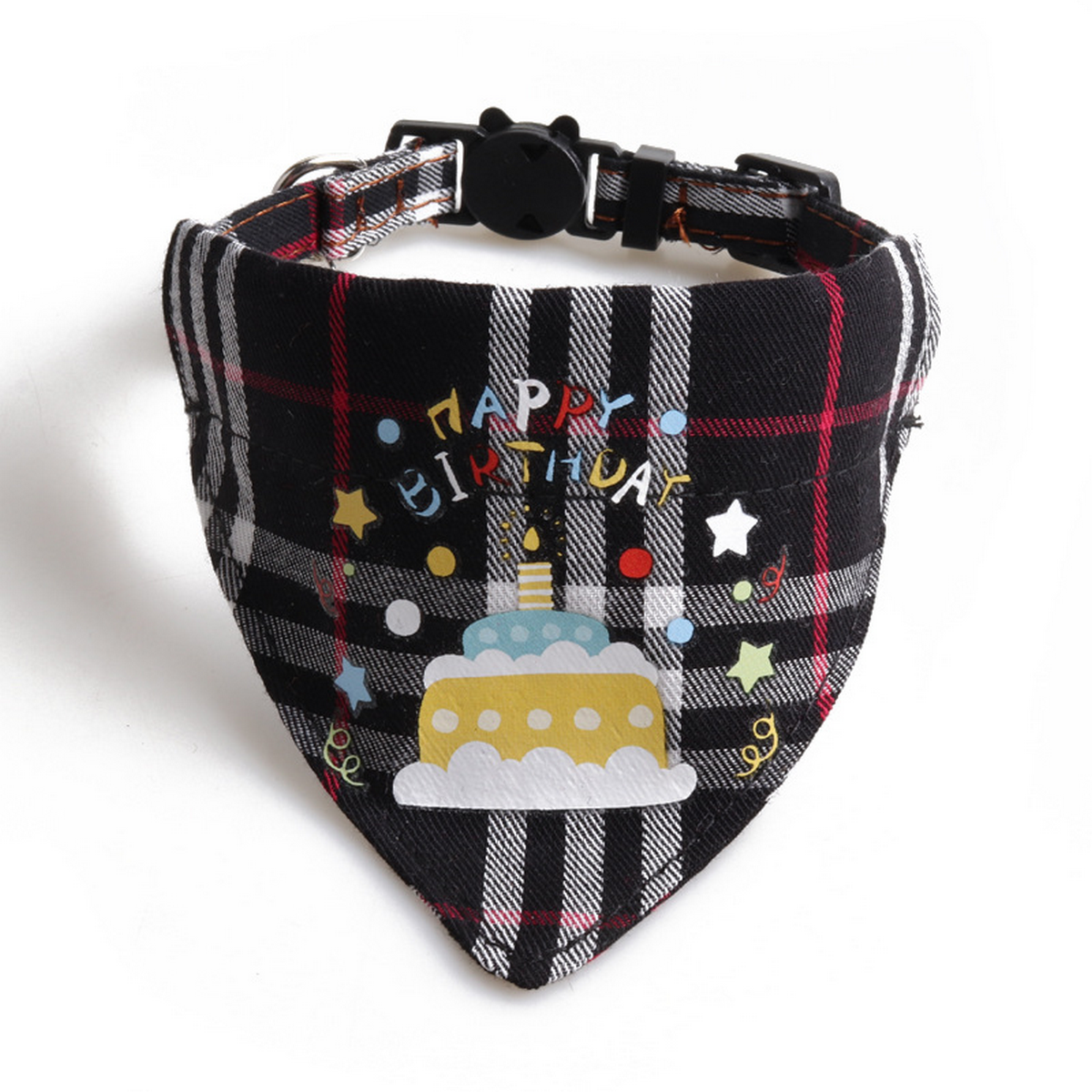 Cat Collar Set – Birthday Bow & Triangle Scarf_CWMM7768