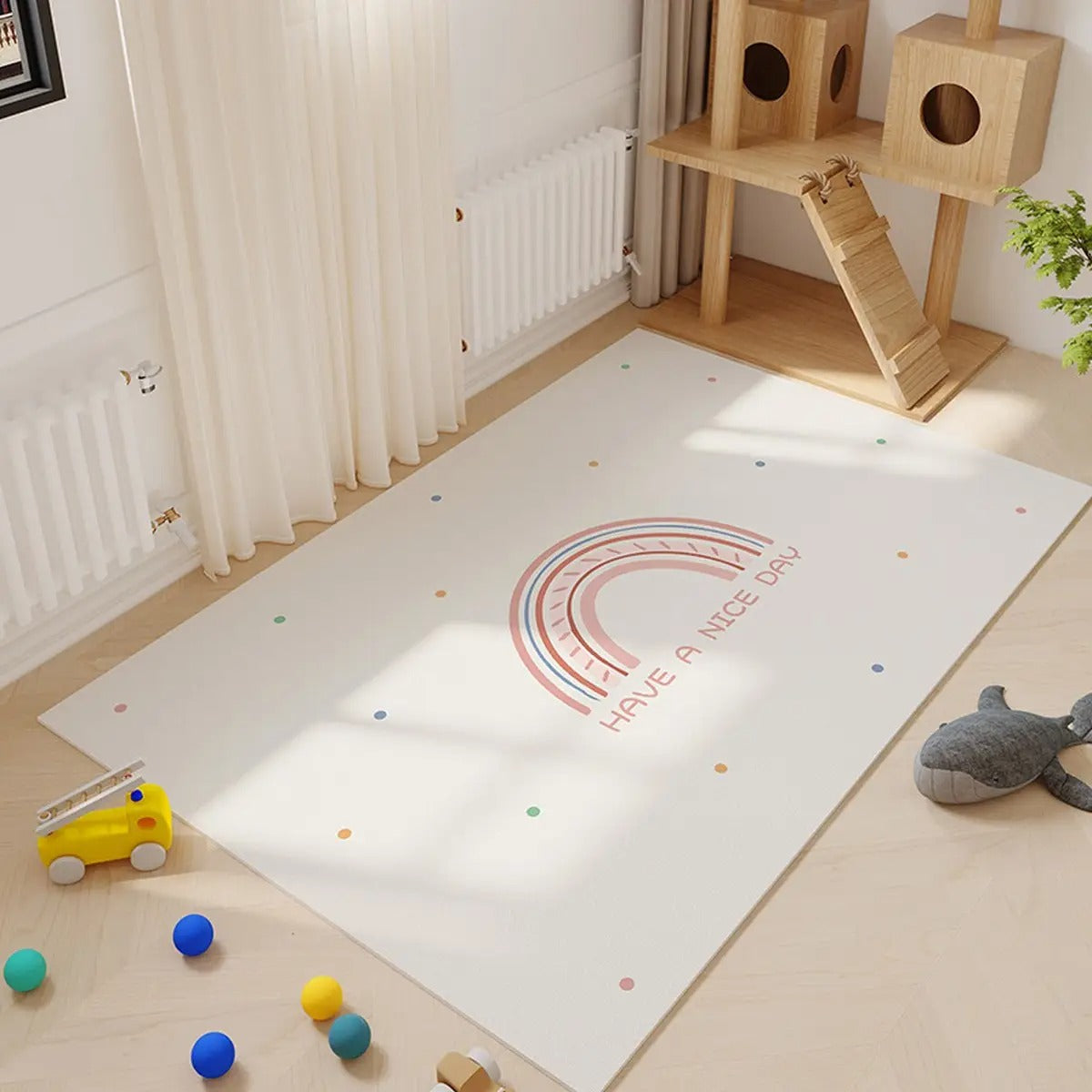 Cartoon Pet Feeding Mat – Non-Slip & Easy Clean_CWMM6075