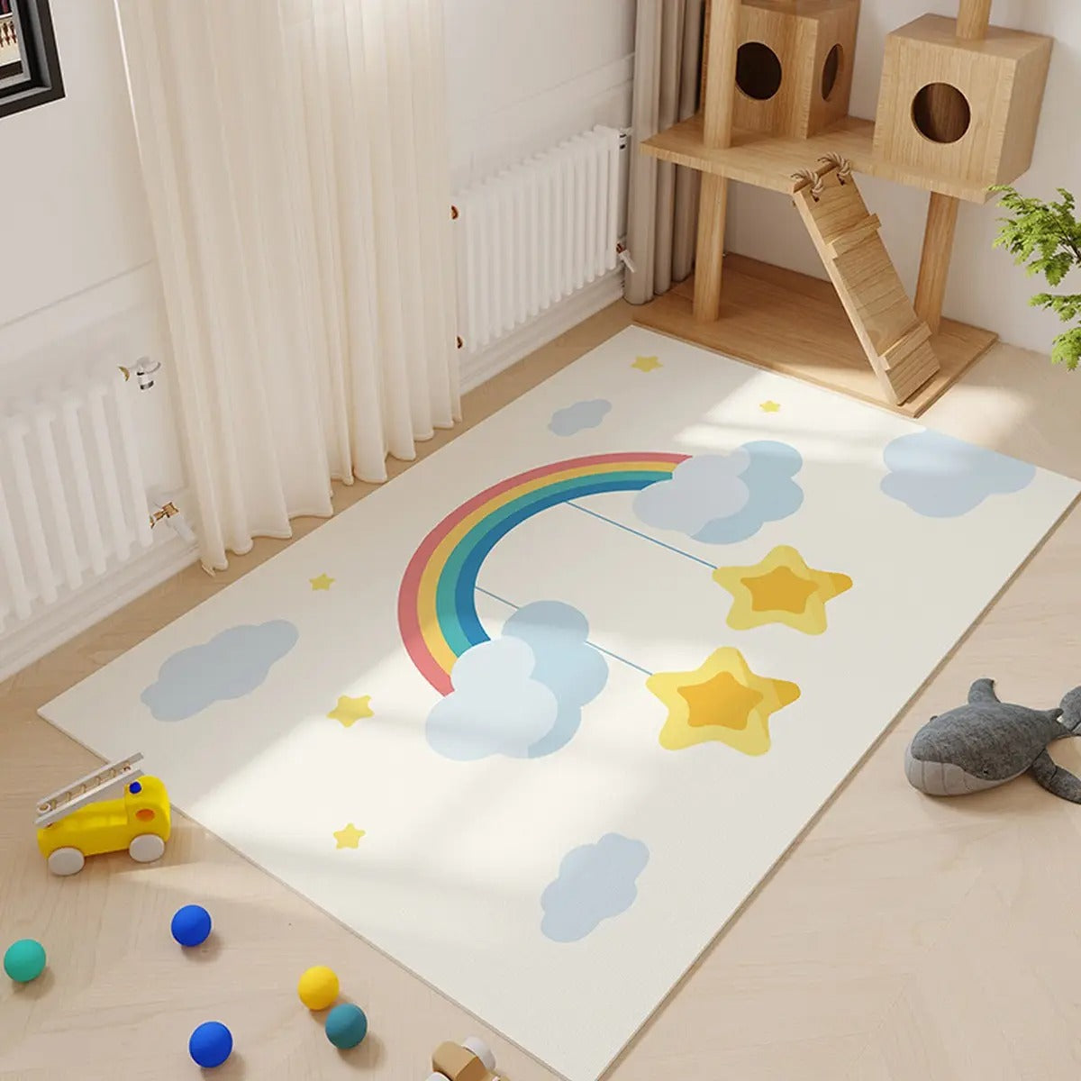 Cartoon Pet Feeding Mat – Non-Slip & Easy Clean_CWMM6075